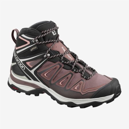 Salomon X ULTRA 3 MID GTX W Womens Hiking Boots Brown | Salomon South Africa